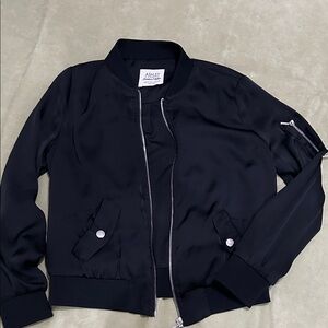 Ashley By 26 International Black Bomber Jacket